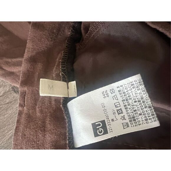 Gu Wide Leg Pull On beltet Shorts size M - Picture 4 of 5